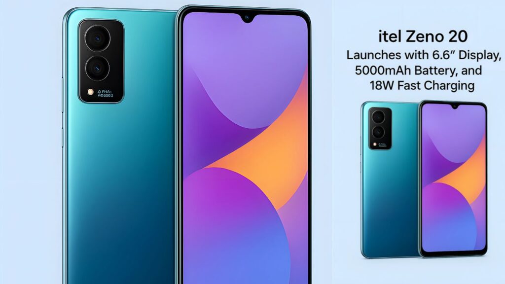 Itel Zeno 20 5G Launched – 108MP Camera, 6000mAh Battery, 12GB RAM & 120Hz Display