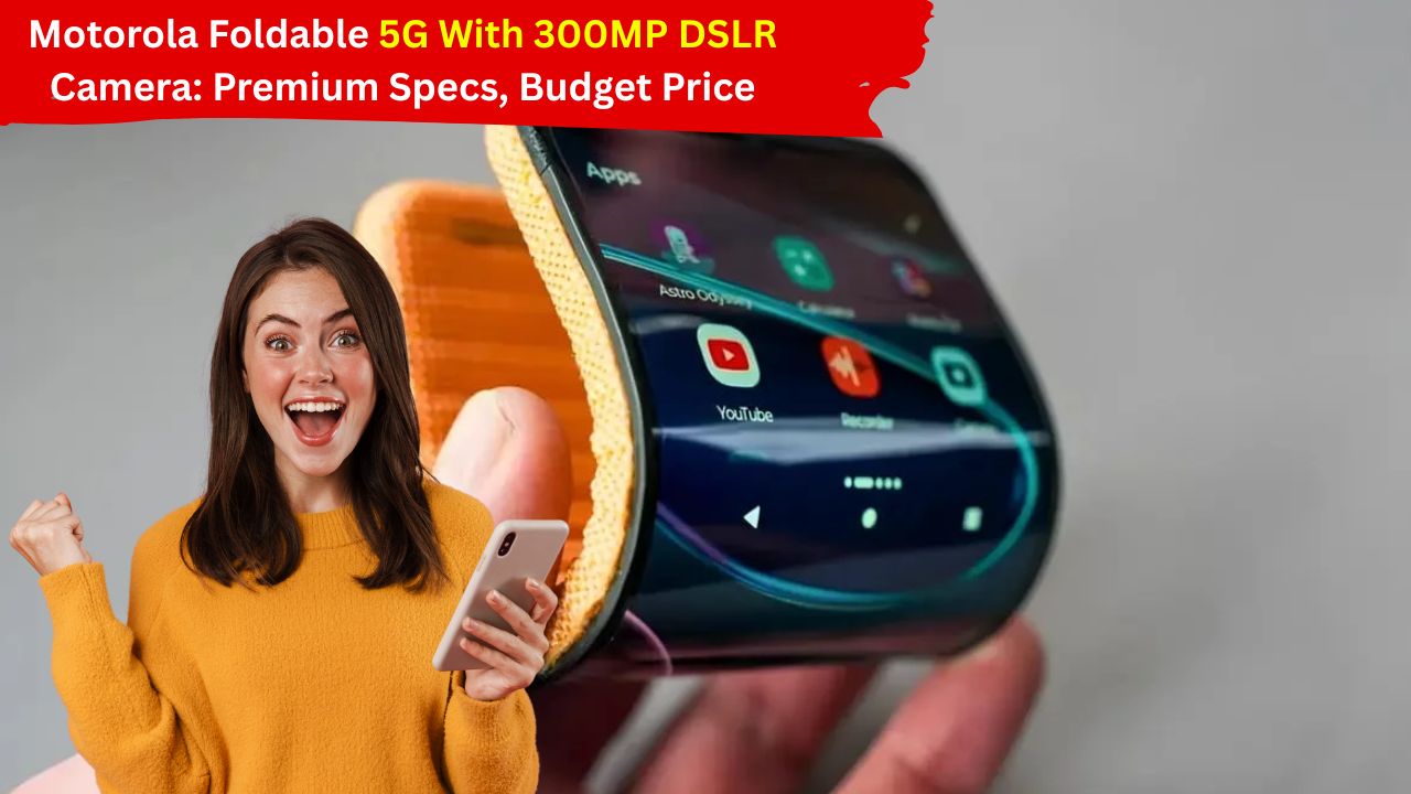 Motorola Foldable 5G With 300MP DSLR Camera: Premium Specs, Budget Price